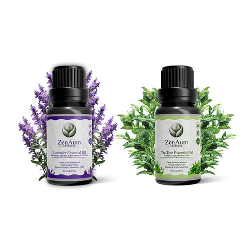 Calm & Clarity Ritual Set | Soothe the senses | Defend the skin | Lavender Essential Oil & Tea Tree Essential Oil