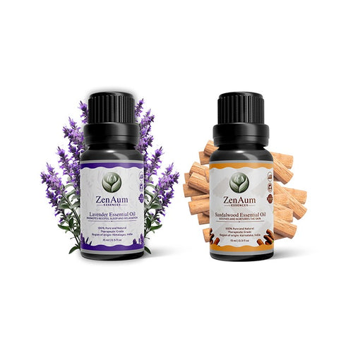 Peace & Depth Ritual Set | Relax the mind | Anchor the soul | Lavender Essential Oil & Sandalwood Essential Oil