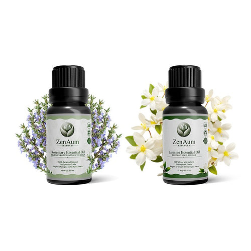 Focus & Joy Ritual Set | Sharpen memory | Brighten the mood | Rosemary Essential Oil & Jasmine Essential Oil