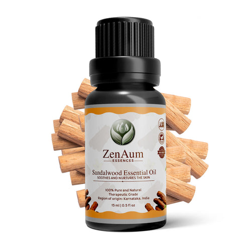 Sandalwood Essential Oil – 100% Pure | Soothe Dry Skin | Calm Irritation | Restore Balance