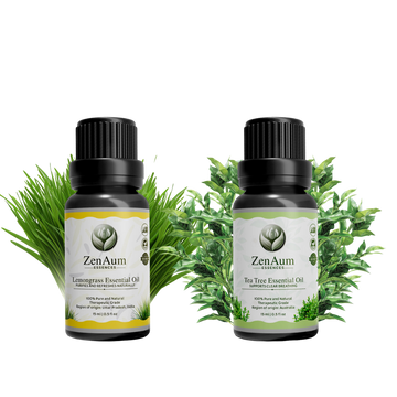 Clarity & Cleanse Ritual Set | Clear space | Clear your skin | Lemongrass Essential Oil & Tea Tree Essential Oil