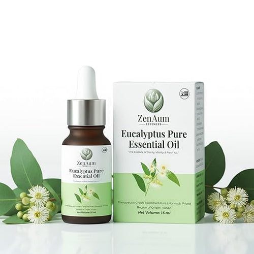 Pure Eucalyptus Essential Oil - 15ml  – Best Pure Eucalyptus Oil in India | Zenaum