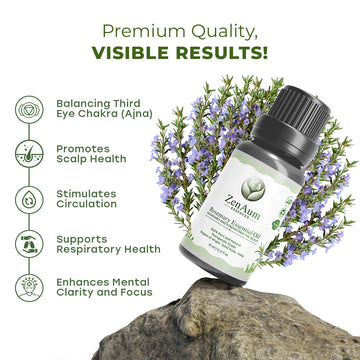 Focus & Joy Ritual Set | Sharpen memory | Brighten the mood | Rosemary Essential Oil & Jasmine Essential Oil