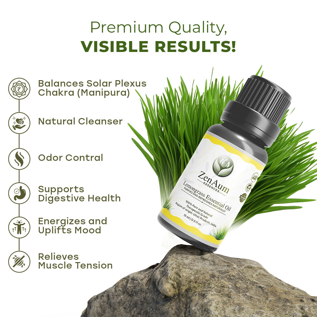 Breathe & Balance Ritual Set | Reset mood and mind | drop by drop. Jasmine Essential Oil & Lemongrass Essential Oil