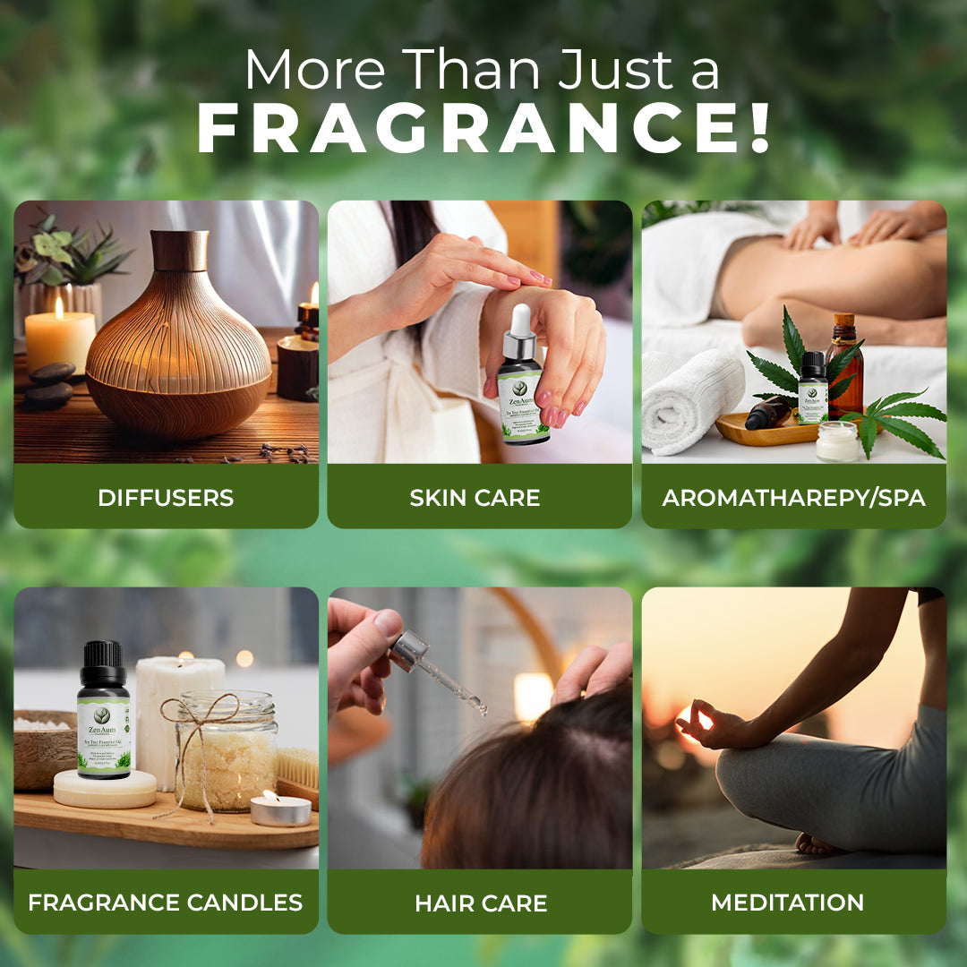 Tea Tree Essential Oil – 100% Pure | Clear Skin | Detox Pores | Daily Blemish Control