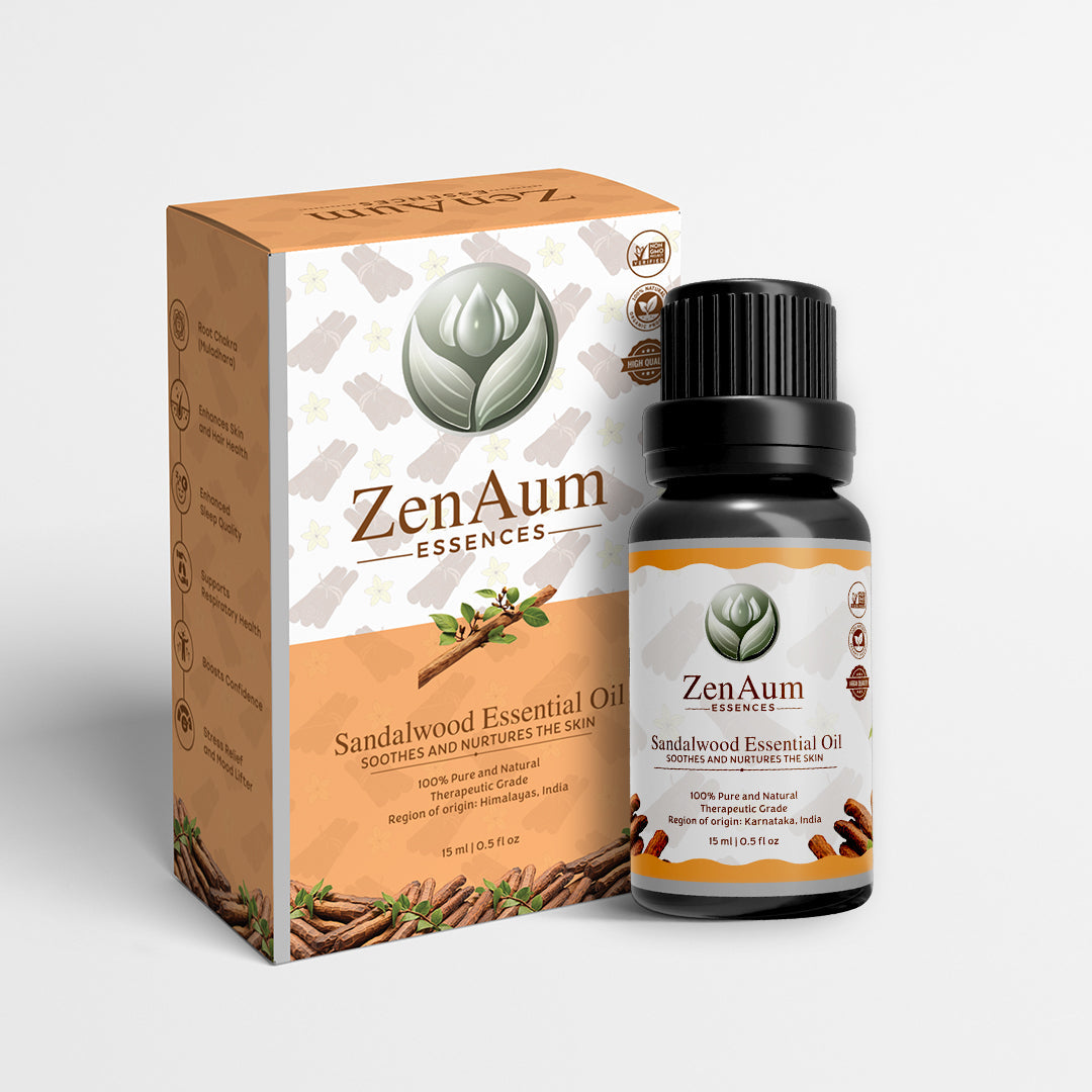 Sandalwood Essential Oil – 100% Pure | Soothe Dry Skin | Calm Irritation | Restore Balance